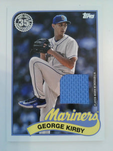 2024 Topps Baseball 1989 Topps Baseball Relics George Kirby #89R2-GK