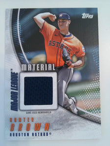 2025 Topps Baseball Major League Material Relics Hunter Brown #MLM-HBR