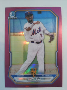 2026 Bowman Chrome Prospects Fuchsia Refractor 181/199 Elian Peña #BCP-91