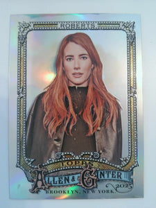 2025 Topps Allen & Ginter Baseball Chrome Refractor Emma Roberts #286