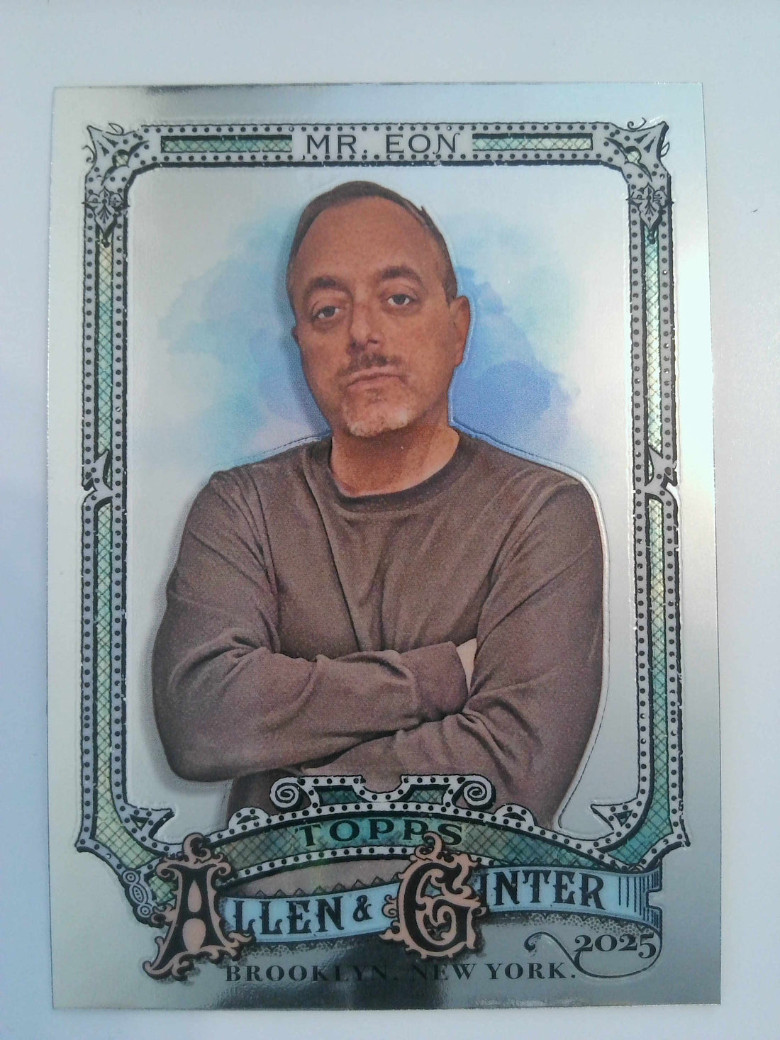 2025 Topps Allen & Ginter Baseball Chrome Refractor Mr. Eon #288