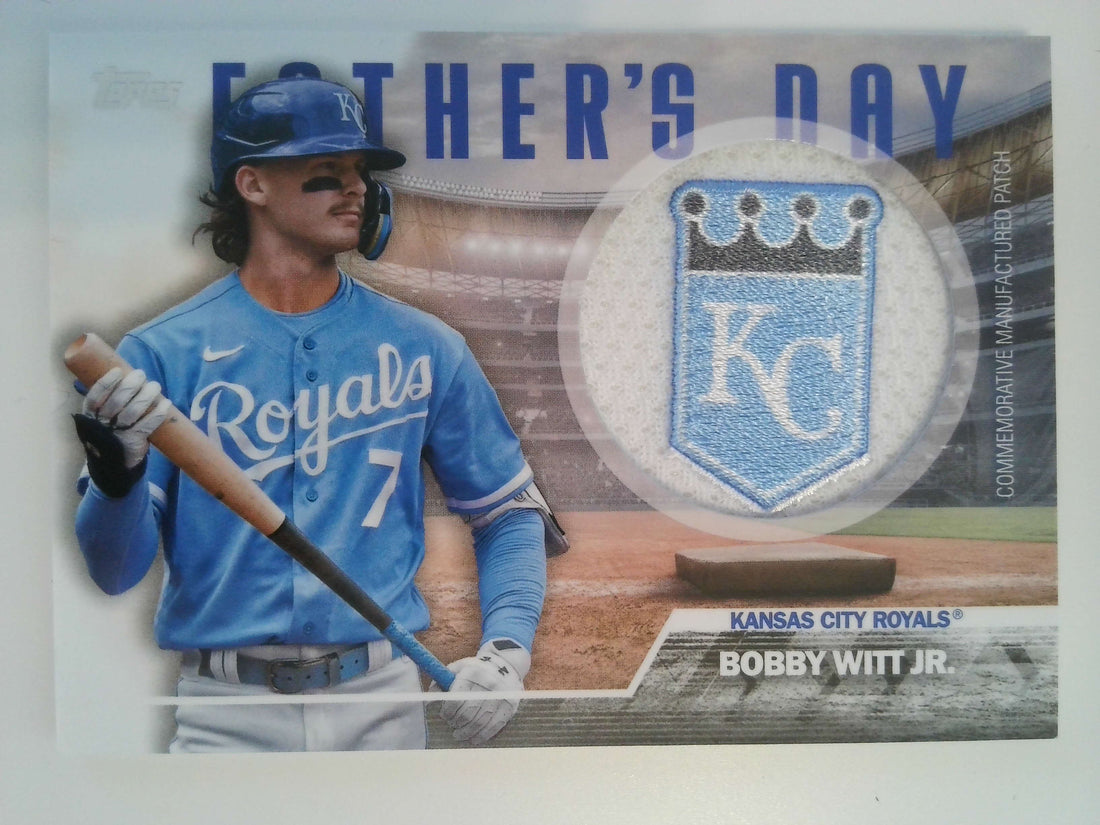 2023 Topps Father's Day Commemorative Team Patches Bobby Witt Jr. #FD-BW