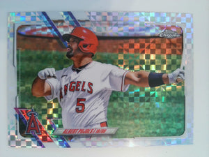 2021 Topps Chrome Baseball X-Fractor Albert Pujols #102