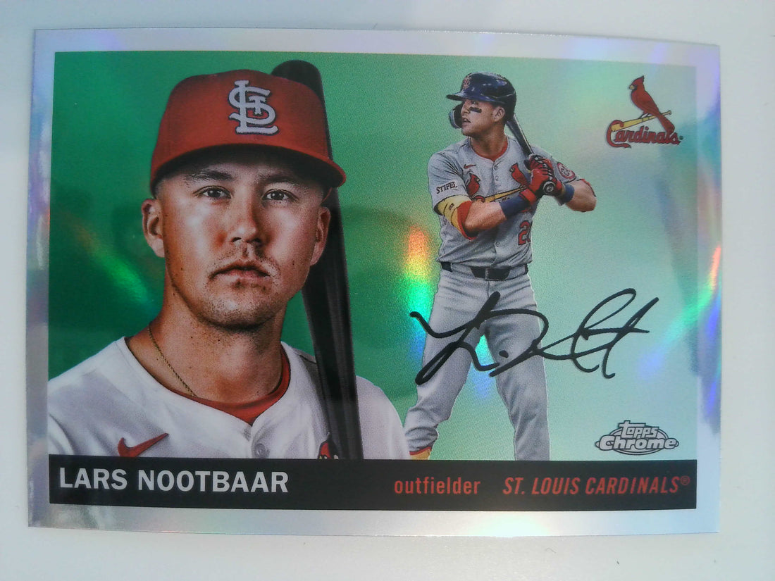 2025 Topps Chrome Platinum Baseball Refractors Lars Nootbaar #126