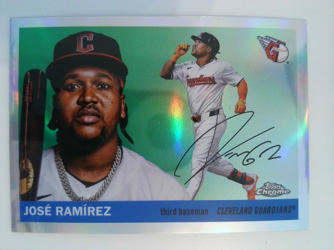 2025 Topps Chrome Platinum Baseball Refractors José Ramírez #75