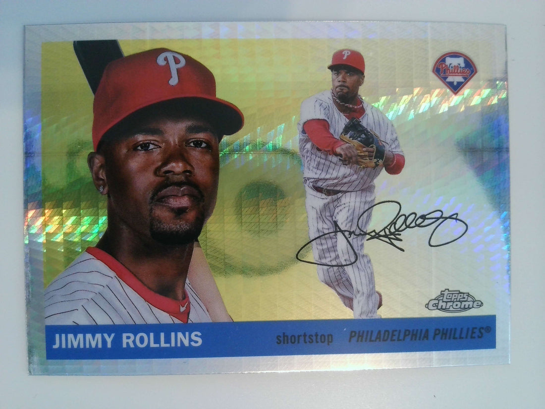 2025 Topps Chrome Platinum Baseball Prism Refractors Jimmy Rollins #423
