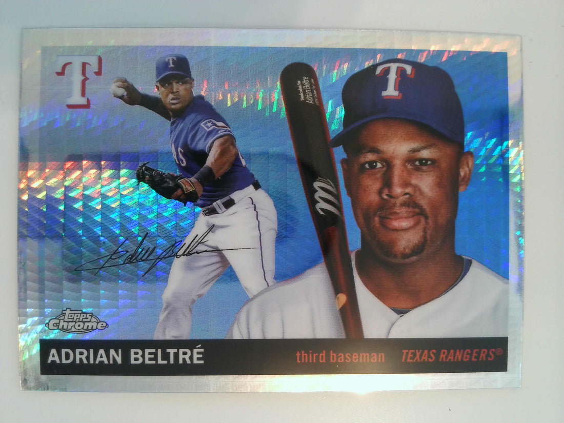 2025 Topps Chrome Platinum Baseball Prism Refractors Adrian Beltré #489