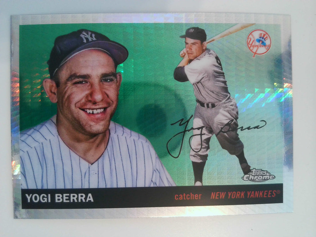 2025 Topps Chrome Platinum Baseball Prism Refractors Yogi Berra #450