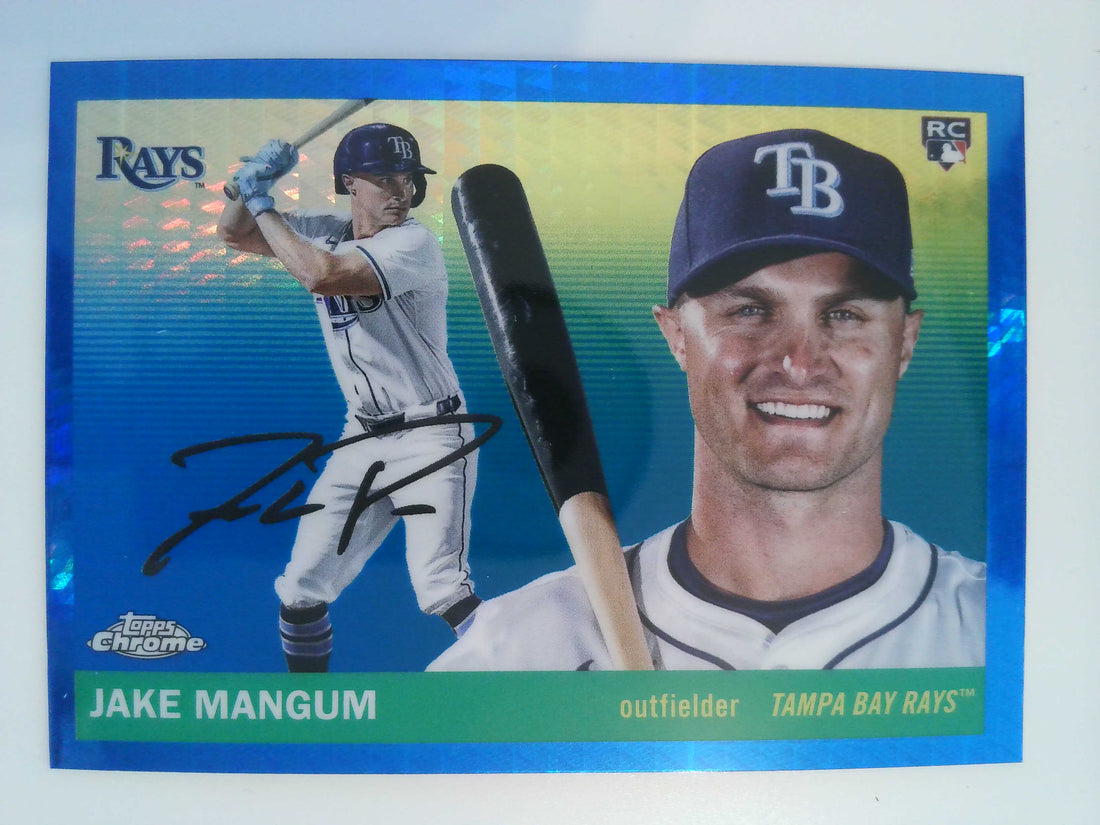 2025 Topps Chrome Platinum Blue Prism Refractors Jake Mangum #293 Rookie
