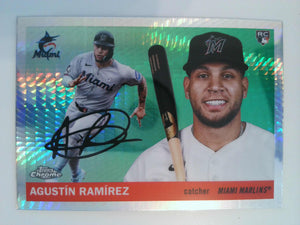 2025 Topps Chrome Platinum Prism Refractors Agustín Ramírez #241 Rookie