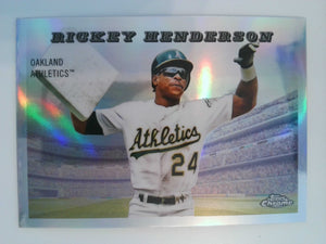 2025 Topps Chrome Platinum 1955 Topps Rails and Sails Rickey Henderson #55RS-7
