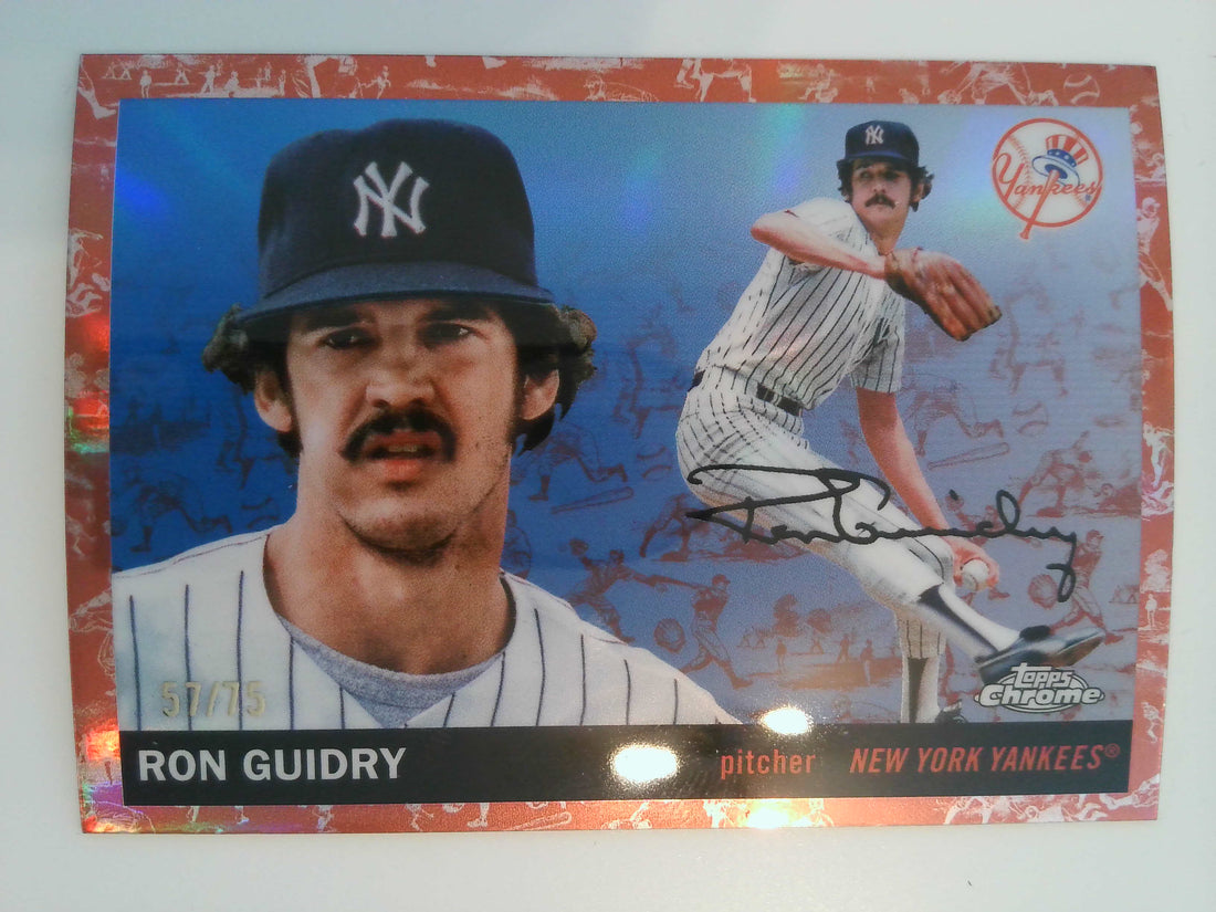 2025 Chrome Platinum Platinum Toile Cream / Rose Gold 57/75 Ron Guidry #481