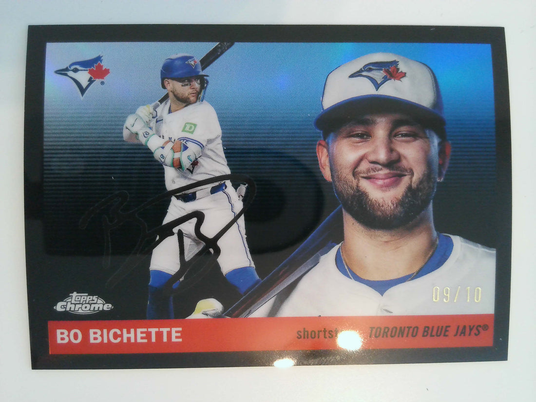 2025 Topps Chrome Platinum Baseball Black Refractors 09/10 Bo Bichette #115