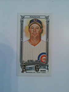 2025 Topps Allen & Ginter Baseball Mini A & G Back Greg Maddux #41