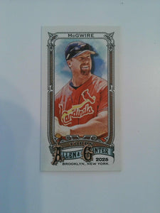 2025 Topps Allen & Ginter Baseball Mini A & G Back Mark McGwire #2