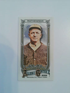 2025 Topps Allen & Ginter Baseball Mini A & G Back Christy Mathewson #7