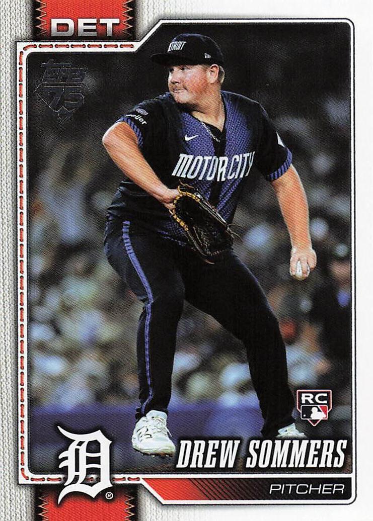 2026 Topps Baseball Drew Sommers #387 Rookie
