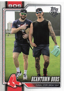 2026 Topps Baseball Beantown Buds (Jarren Duran / Trevor Story) #576