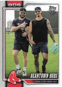 2026 Topps Baseball Beantown Buds (Jarren Duran / Trevor Story) #576