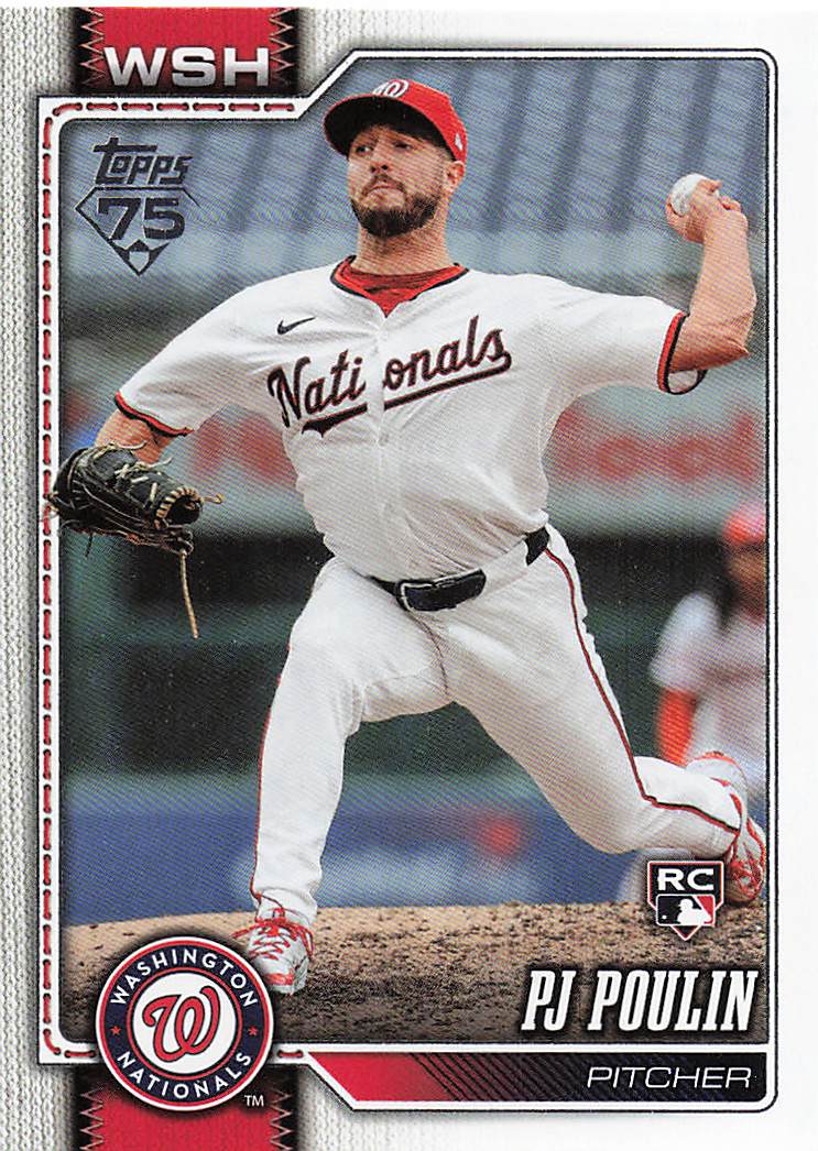 2026 Topps Baseball PJ Poulin #405 Rookie