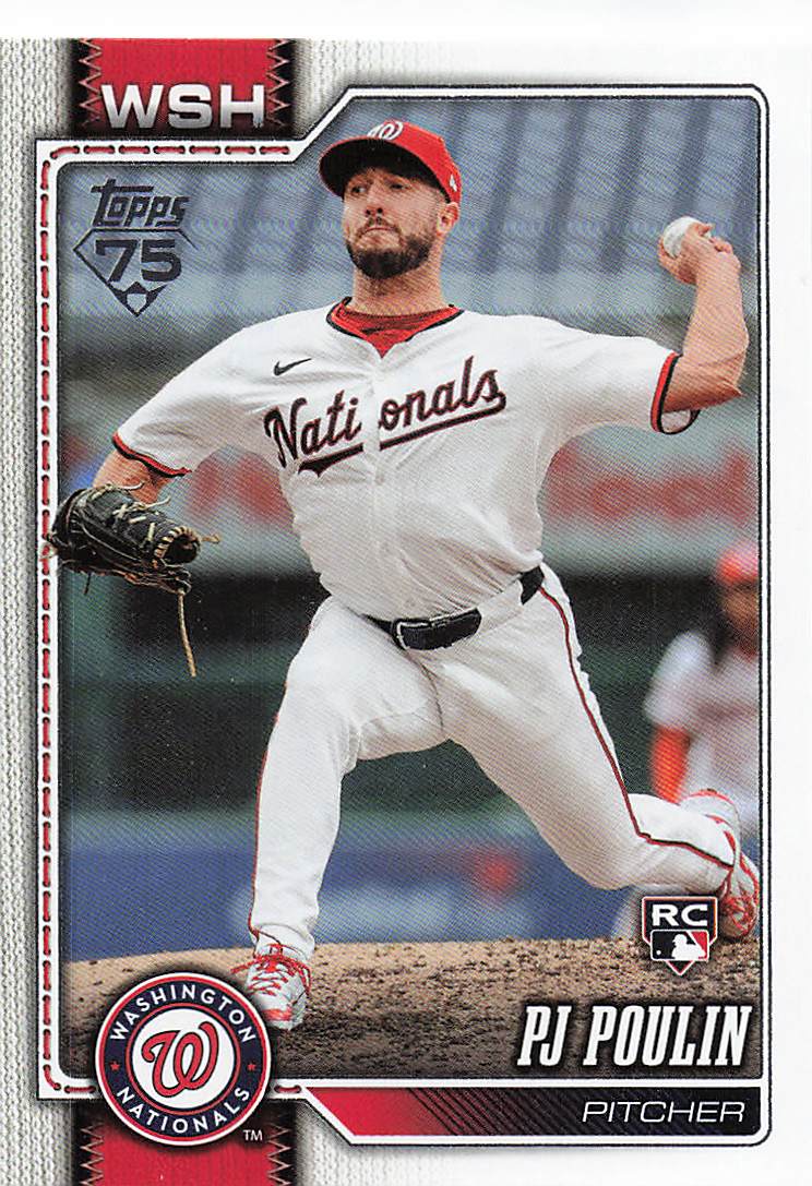 2026 Topps Baseball PJ Poulin #405 Rookie