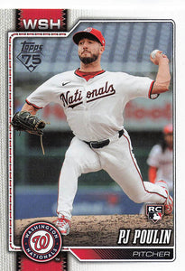 2026 Topps Baseball PJ Poulin #405 Rookie
