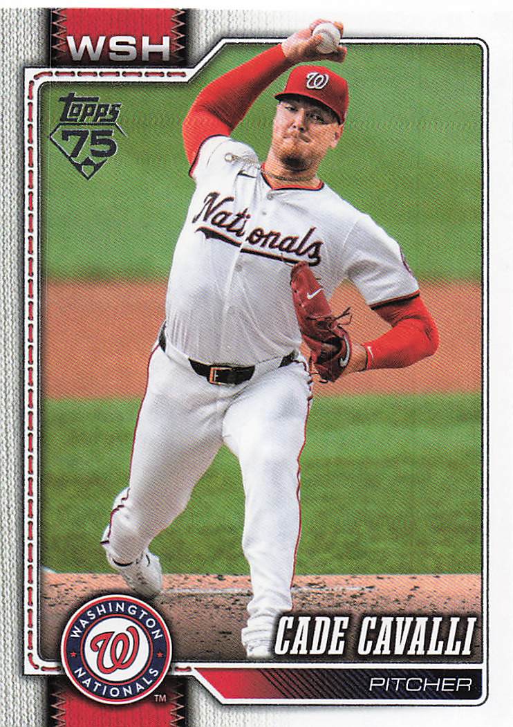 2026 Topps Baseball Cade Cavalli #418