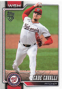 2026 Topps Baseball Cade Cavalli #418