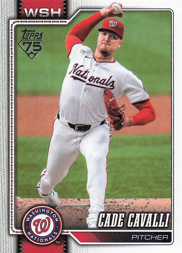 2026 Topps Baseball Cade Cavalli #418