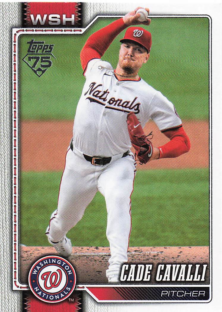 2026 Topps Baseball Cade Cavalli #418