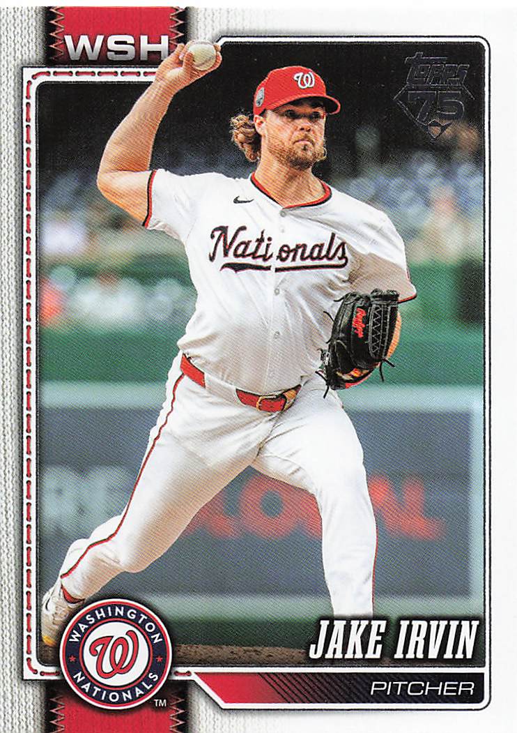 2026 Topps Baseball Jake Irvin #487