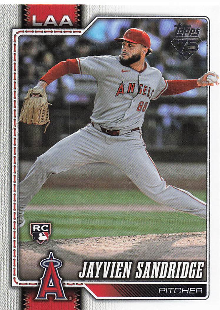 2026 Topps Baseball Jayvien Sandridge #511 Rookie