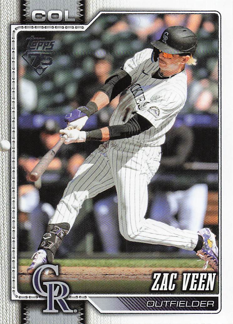 2026 Topps Baseball Zac Veen #514