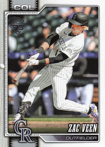 2026 Topps Baseball Zac Veen #514
