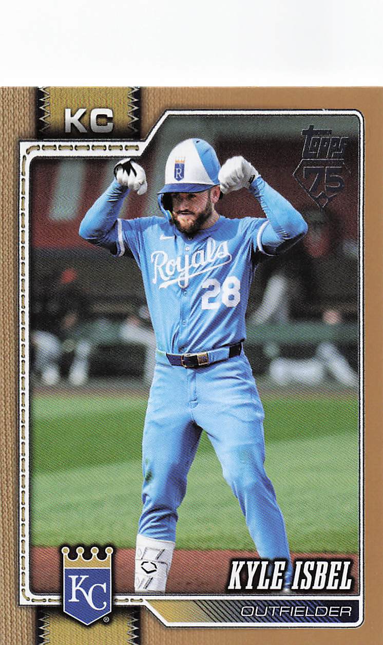 2026 Topps Baseball Gold 0581/2026 Kyle Isbel #689