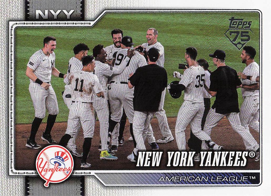 2026 Topps Baseball New York Yankees #628