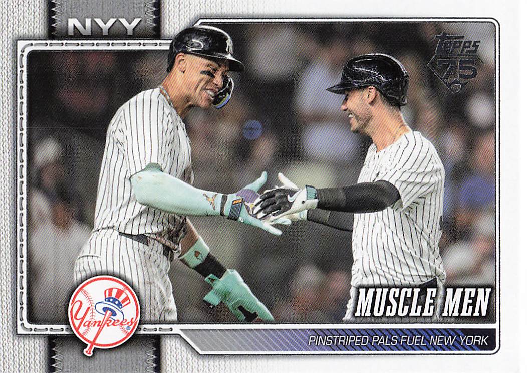 2026 Topps Baseball Muscle Men (Aaron Judge / Cody Bellinger) #479