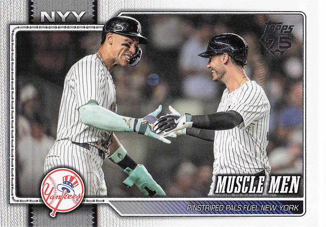 2026 Topps Baseball Muscle Men (Aaron Judge / Cody Bellinger) #479
