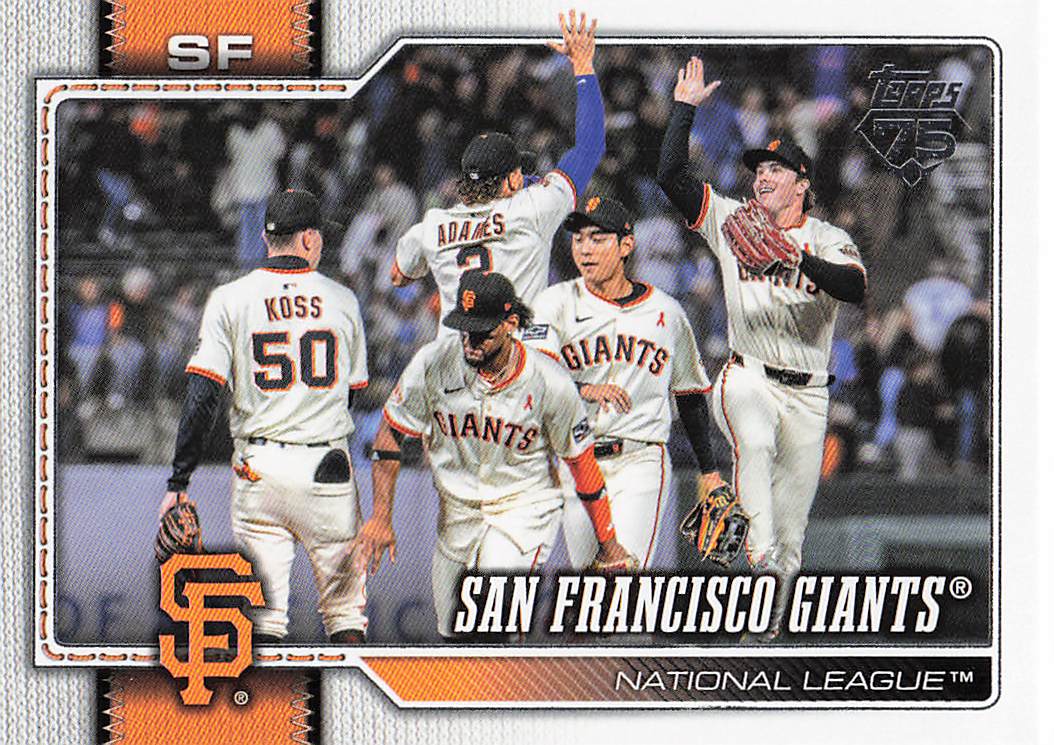 2026 Topps Baseball San Francisco Giants #496