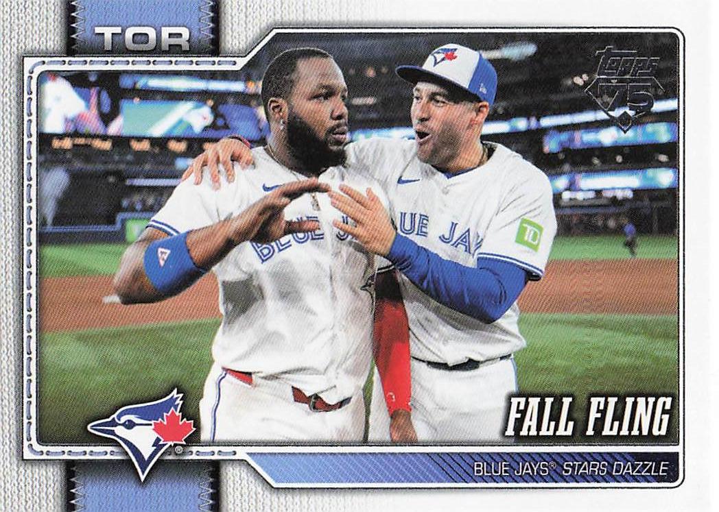 2026 Topps Baseball Fall Fling (Vladimir Guerrero Jr. / George Springer) #356