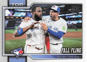2026 Topps Baseball Fall Fling (Vladimir Guerrero Jr. / George Springer) #356