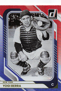 2026 Donruss Baseball Red and Blue Yogi Berra #65