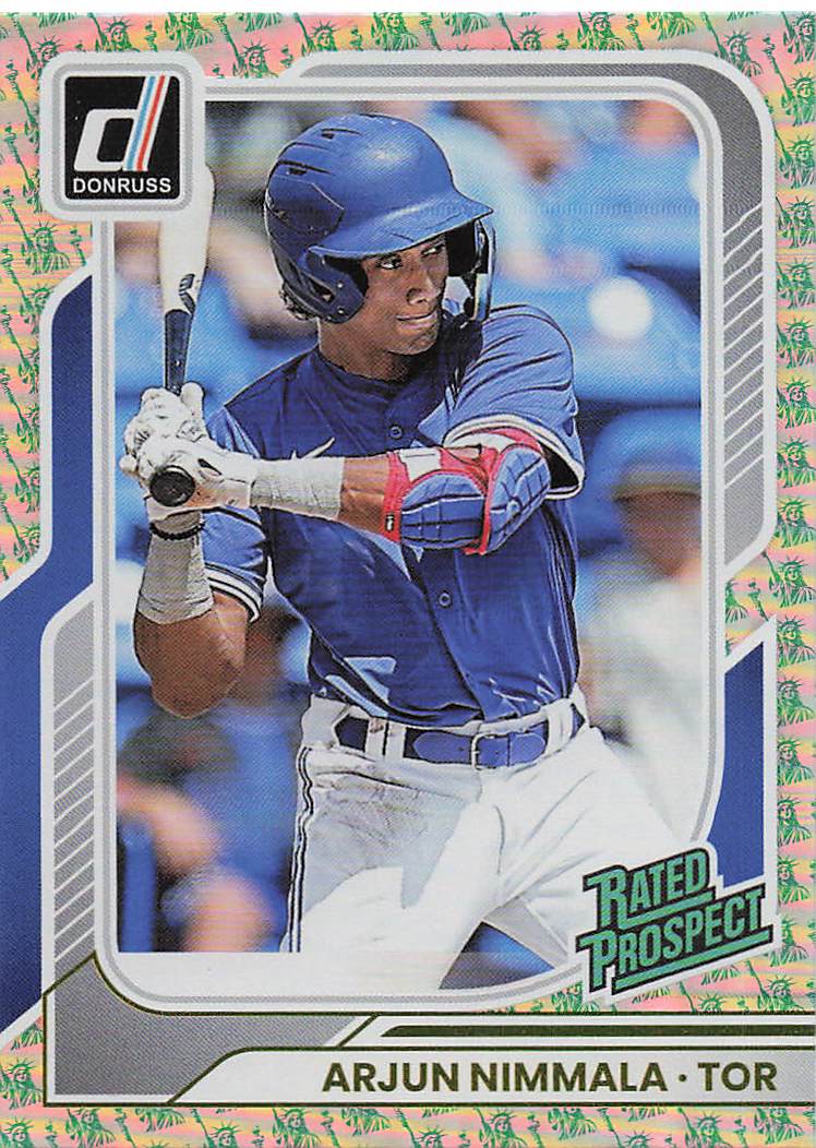 2026 Donruss Baseball Liberty Arjun Nimmala #154