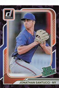 2026 Donruss Baseball Purple Ice 21/99 Jonathan Santucci #138