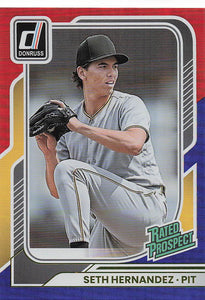 2026 Donruss Baseball Red and Blue Seth Hernandez #124