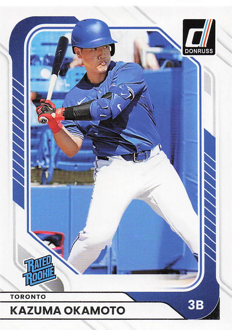 2026 Donruss Baseball Kazuma Okamoto #18 Rookie