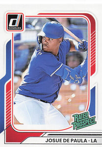 2026 Donruss Baseball Josue De Paula #109