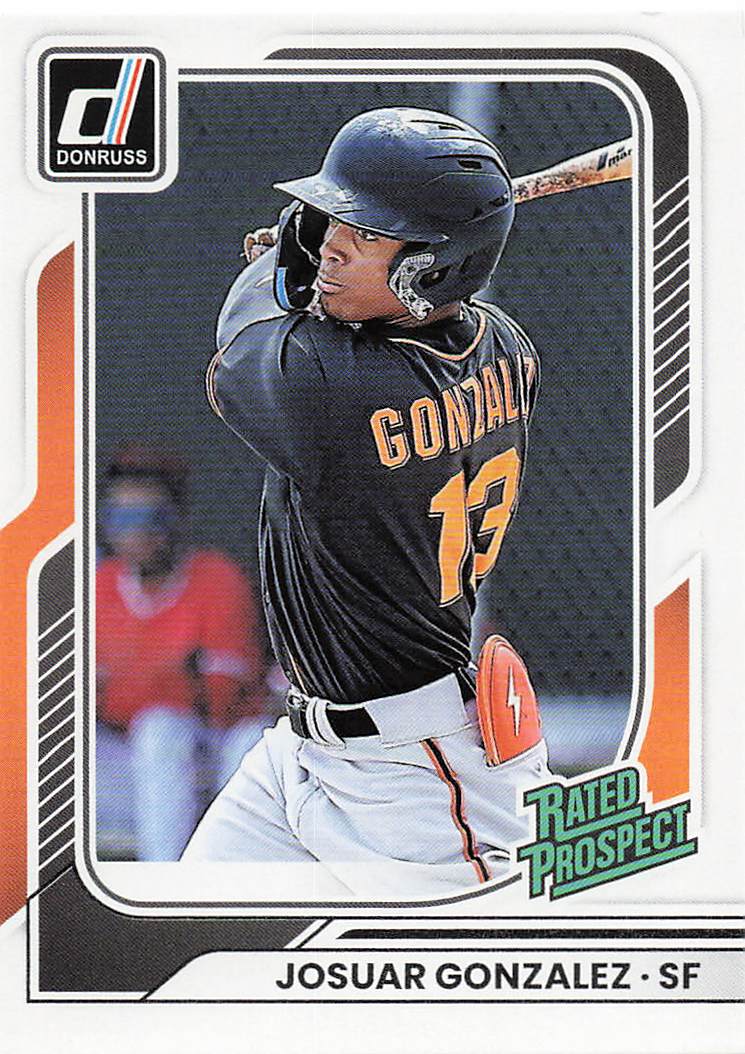 2026 Donruss Baseball Josuar Gonzalez #168