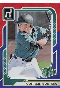 2026 Donruss Baseball Red and Blue Colt Emerson #165
