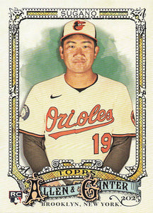 2025 Topps Allen & Ginter Baseball Tomoyuki Sugano #149 Rookie